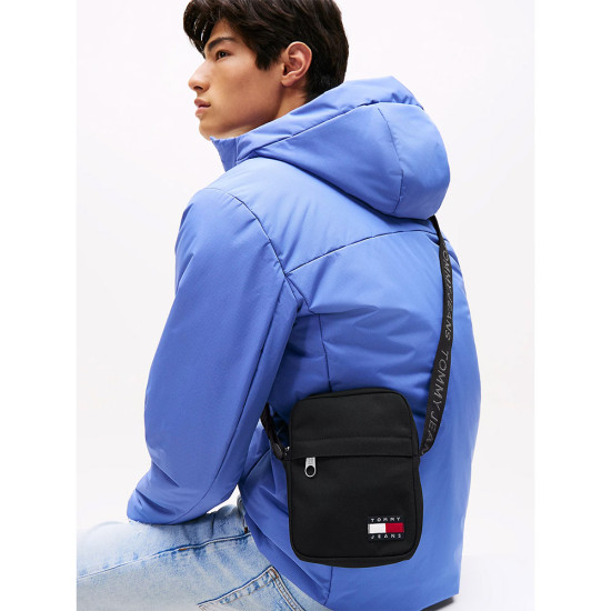 Tommy Hilfiger Τσαντάκι ώμου Essential Repeat Logo Crossbody Reporter Bag